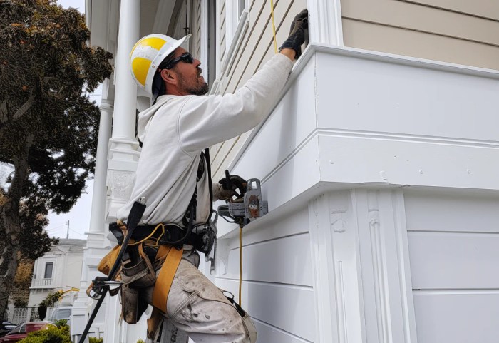Cedar siding repair and painting near me