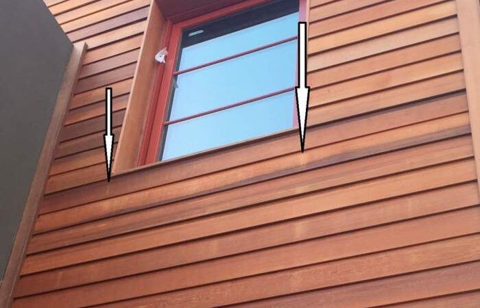 Cedar siding replacement
