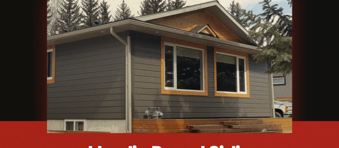 Replace hardie board siding